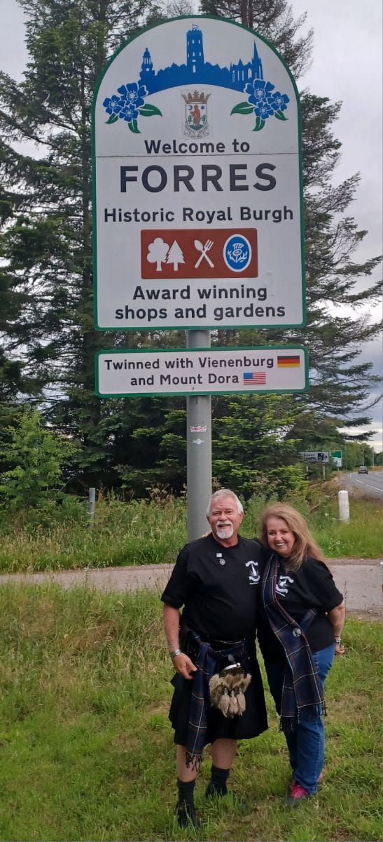 Mark and Cindy’s Scotland Tour & Forres visit